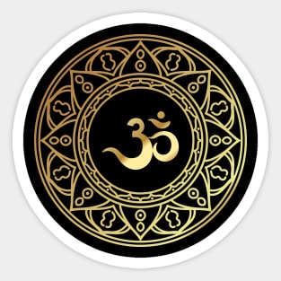 Ohm Gold Sticker